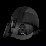 KEP Hat Bag- Black Glitter Leather